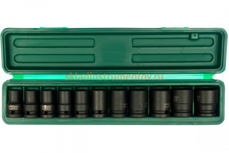 Набор ударных торцевых головок 11 предметов (1/2"DR 10-24 мм) Jonnesway S03A4111S