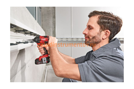 Двухскоростной ударный винтоверт FLEX ID 1/4 18.0-EC C 491241