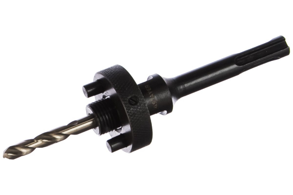 Державка PROFESSIONAL с пружинным фиксатором для коронок 32-200 мм быстросъёмная SDS-plus STAYER 29552