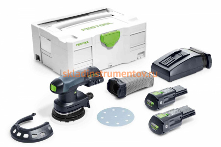 Аккумуляторная эксцентриковая шлифмашина FESTOOL ETSC 125 Li 3,1 I-Plus 575719