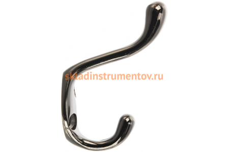 Мебельный крючок JET 586 двухрожковый, алюминий, черный никель CQ586A.002NP99