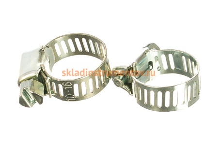 Стальные хомуты Зубр МАСТЕР с просечной лентой ПЛ-8, 10-16мм, 200шт 37803-10-16-200