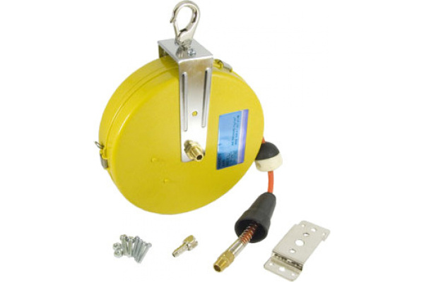 Шланг воздушный на катушке с резьбовым соединением 1/4" (6 м; 6.5х10 мм; 7 бар) AIST 90983206 00-00009065