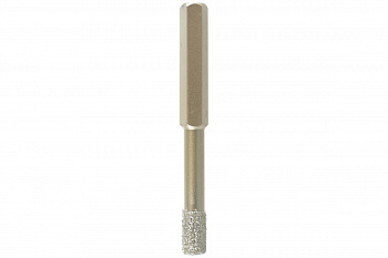 Сверло-коронка алмазное с воском (8x80 мм; HEX9.5 мм) D.BOR 121601020800