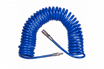 Шланг пневматический спиральный высокого давления (8x12 мм; 10 м) KING TONY 79962-10
