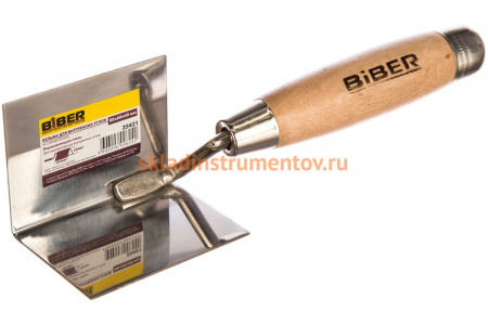 Кельма 80х60х60мм (угловая, нержавеющая, внутренняя) Biber 35421 тов-048273