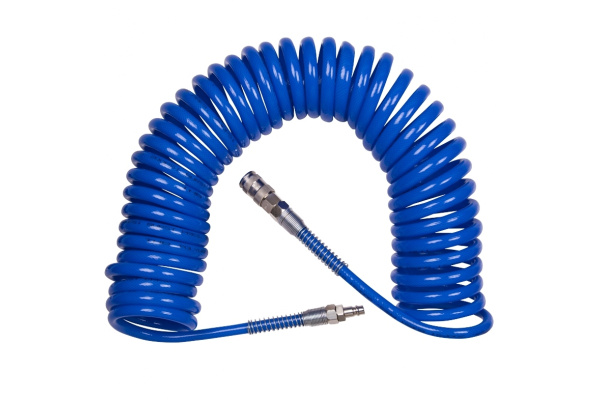 Шланг пневматический спиральный высокого давления (8x12 мм; 10 м) KING TONY 79962-10