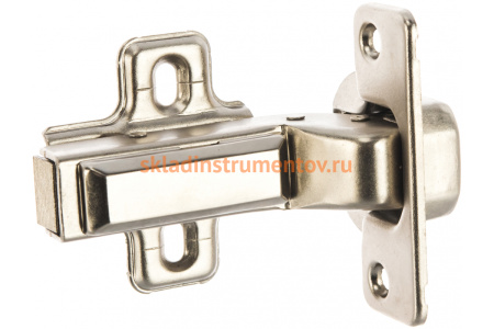 Петля с доводчиком для вкладных дверей, с монтажной планкой JET Clip-On D35мм HR350C.110Nl99