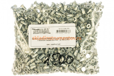 Заклепка резьбовая стальная цилиндрическая с насечкой (1500 шт; М3; стандартный борт) MESSER 211103S-1500