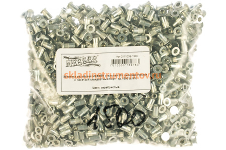 Заклепка резьбовая стальная цилиндрическая с насечкой (1500 шт; М3; стандартный борт) MESSER 211103S-1500