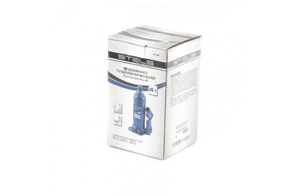 Гидравлический бутылочный домкрат 4 т, h подъема 188–363 мм STELS 51162