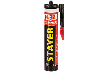 Герметик Black Pro универсальный силиконовый прозрачный (260 мл) STAYER 41213-2_z01