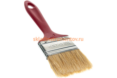 Плоская кисть STAYER UNIVERSAL-MASTER светлая натуральная щетина 50мм 0107-50_z01