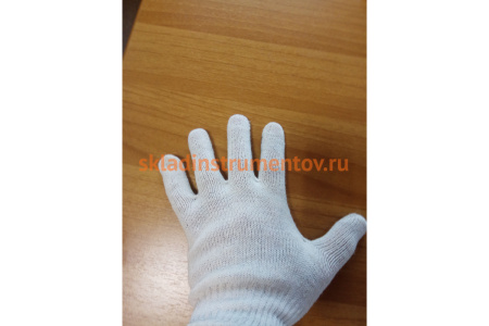 Трикотажные перчатки СИБРТЕХ, рисунок ПВХ гель Шахматный облив, оверлок, 67779