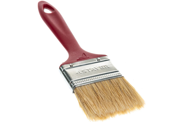 Плоская кисть STAYER UNIVERSAL-MASTER светлая натуральная щетина 50мм 0107-50_z01