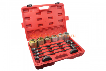 Набор инструментов для демонтажа сайлентблоков ROSSVIK 26 предметов ST030