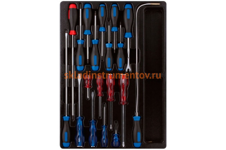 Набор инструментов в красной тележке, 204шт KING TONY 934A-100MR