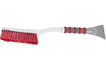 Автомобильная щетка-сметка Зубр МАСТЕР для снега, со скребком, 610мм 61064-061