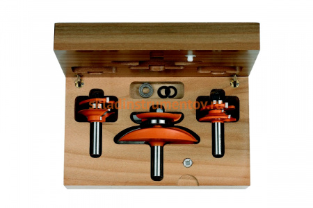 Комплект фрез концевых (3 шт; хвостовик 12 мм; A) CMT 900.517.11