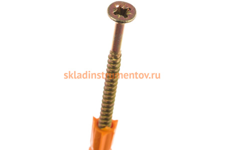 Дюбель универсальный с шурупом 8 шт. (6х52 мм) Зубр 4-301196-06-052