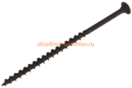 Фосфатированный саморез с крупной резьбой по дереву Зубр PH2 4,8x95 мм 12 шт 300036-48-095