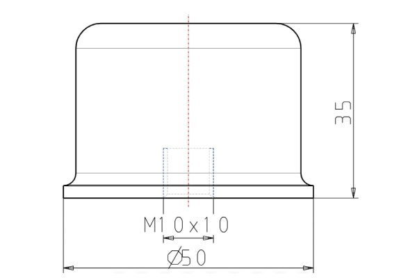 Резинометаллический буфер KIPP K0576.05003555