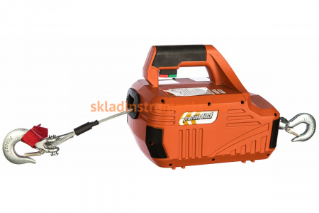 Электрическая переносная лебедка TOR SQ-02 450 кг 4,6 м 220 В с пультом 1140456
