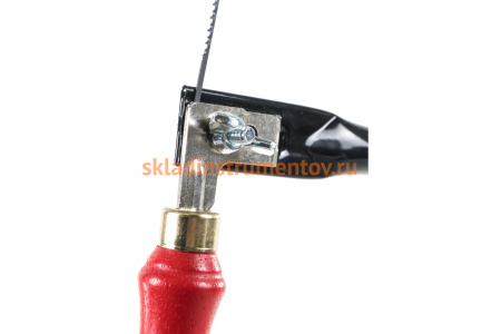 Набор Зубр Мастер для выпиливания лобзик ручной полотна по дереву струбцина затяжной ключ направляющий упор 10 предметов 15310-H10