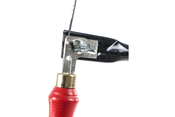 Набор Зубр Мастер для выпиливания лобзик ручной полотна по дереву струбцина затяжной ключ направляющий упор 10 предметов 15310-H10