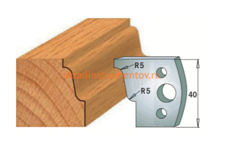 Комплект из 2-х ножей SP (40x4 мм) CMT 690.031
