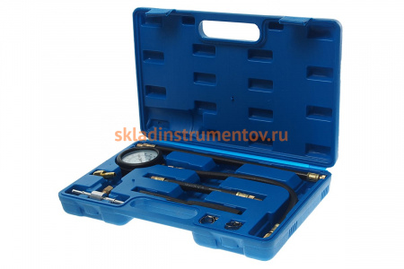 Набор для измерения давления топлива ROCKFORCE 8 предметов в кейсе RF-946G08