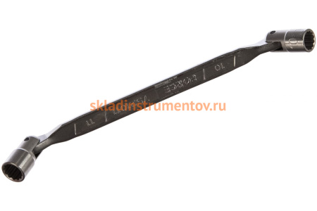 Торцевой шарнирный ключ 10х11 FORCE 7521011