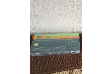 Набор саморезов, винтов, гаек, шайб СИБРТЕХ 347 предметов 47609