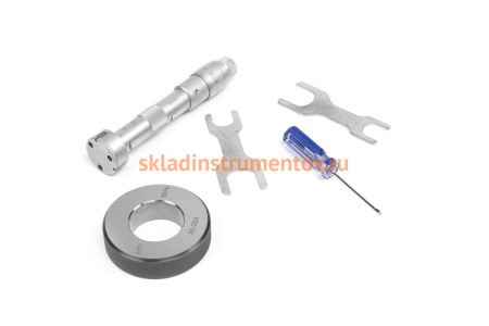 Микрометрический нутромер Micron 3-точечный, 30-35, 0,005, у/к МИК 61232