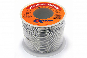 Припой (1 мм, 0.25 кг, Sn60/Pb40, СF10 флюс RA) ASAHI 00-00000070