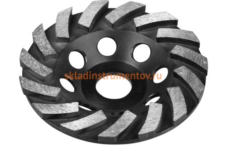 Чашка алмазная турбо 115 мм ЗУБР Профессионал, 33370-115