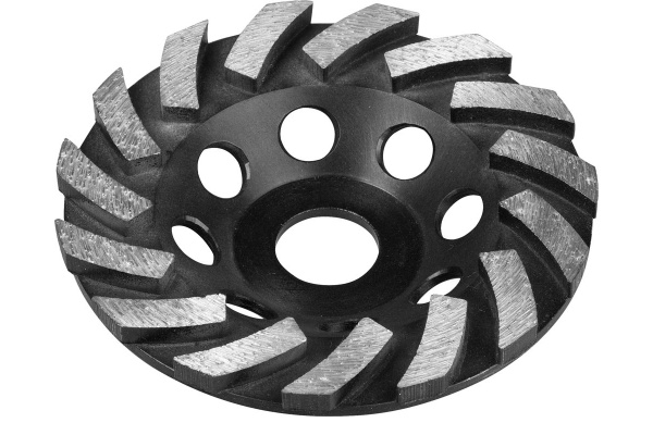 Чашка алмазная турбо 115 мм ЗУБР Профессионал, 33370-115