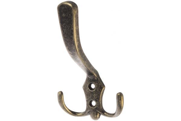 Мебельный крючок JET 585 трехрожковый, ант. серебро CQ585Z.003SA99