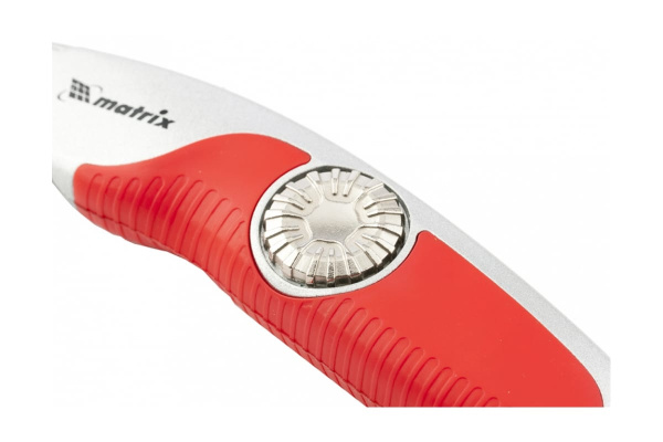 Нож 18мм, выдвижное трапециевидное лезвие, эргономичная двухкомпонентная рукоятка MATRIX 78926