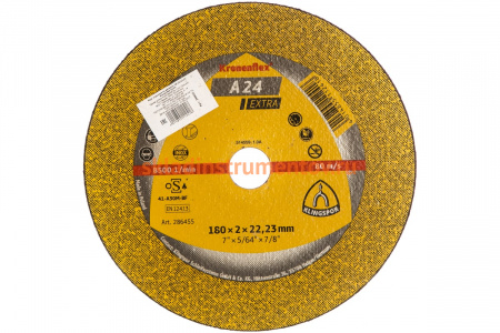 Круг отрезной по металлу универсальный (180х22.2 мм) для УШМ KLINGSPOR 286455