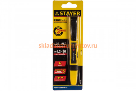 Тестер напряжения STAYER MS-48M 4520-48