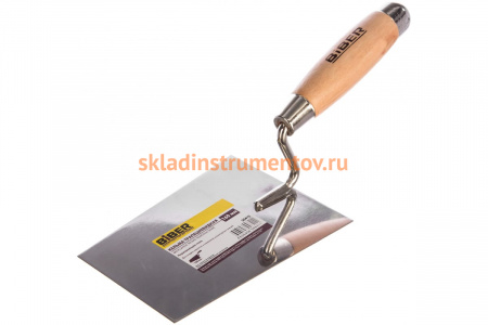 Кельма 160мм (трапеция, нержавеющая) Biber 35412 тов-048270