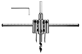 Сверло-балеринка МАСТЕР по дереву (двухрезцовое, 40-200 мм, глубина 30 мм) Зубр 29440-200