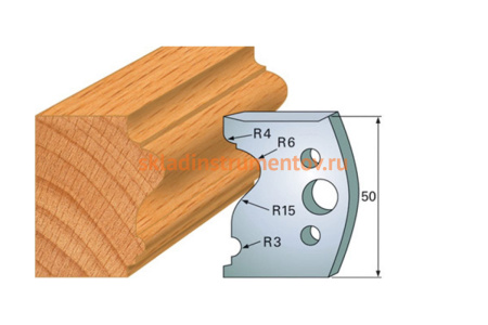 Комплект из 2-х ножей 50x4 SP CMT 690.512