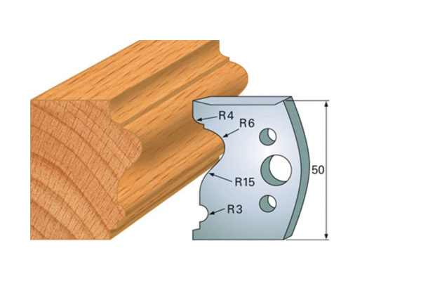 Комплект из 2-х ножей 50x4 SP CMT 690.512