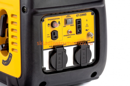 Инверторный генератор Denzel GT-2200iS 2,2 кВт, 230 В, бак 4 л 94702