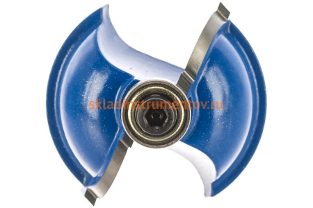 Фреза кромочная калевочная №7 ПРОФЕССИОНАЛ (34.9х17х58.9 мм; R9.5 мм; хвостовик 8 мм) Зубр 28709-34.9