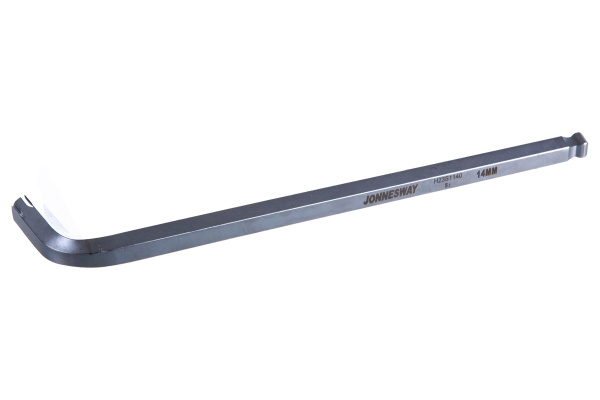 Торцевой шестигранный ключ с шаром удлиненный для изношенного крепежа Jonnesway H23S1140 H14 49341