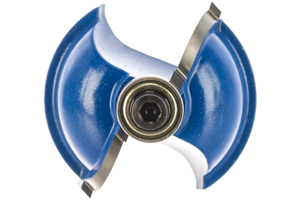 Фреза кромочная калевочная №7 ПРОФЕССИОНАЛ (34.9х17х58.9 мм; R9.5 мм; хвостовик 8 мм) Зубр 28709-34.9