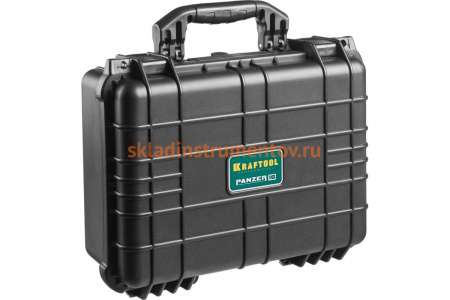 Ударопрочный пластиковый ящик, степень защиты IP55, 16", KRAFTOOL "PANZER" 38251-16
